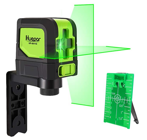 Huepar 9011G Kreuzlinienlaser Set